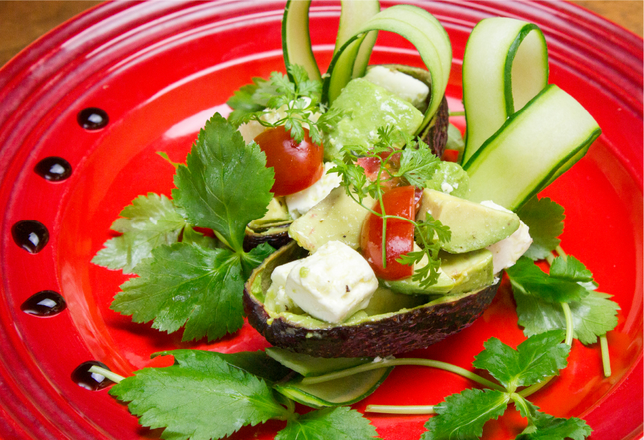 アボカド、クリームチーズのサラダ